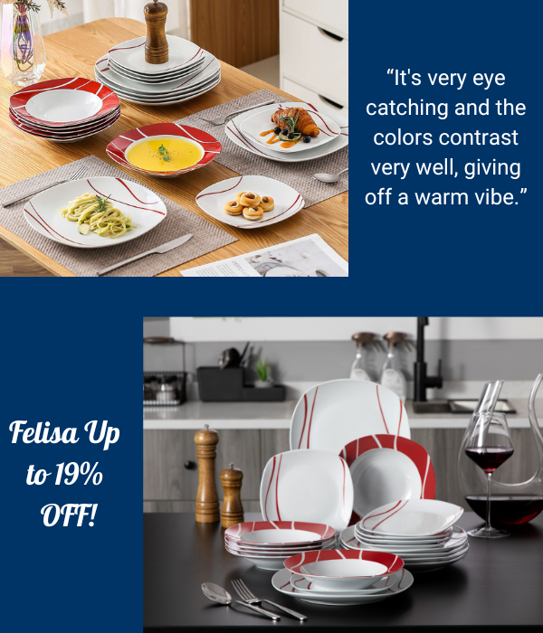 Felisa Series Dinnerware Set Collection