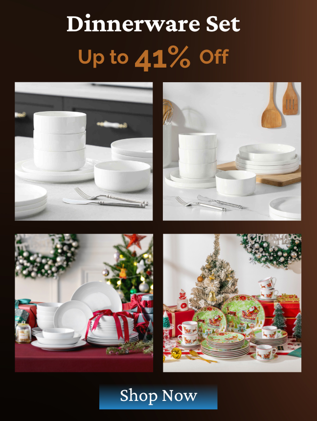 MALACASA Dinnerware Set