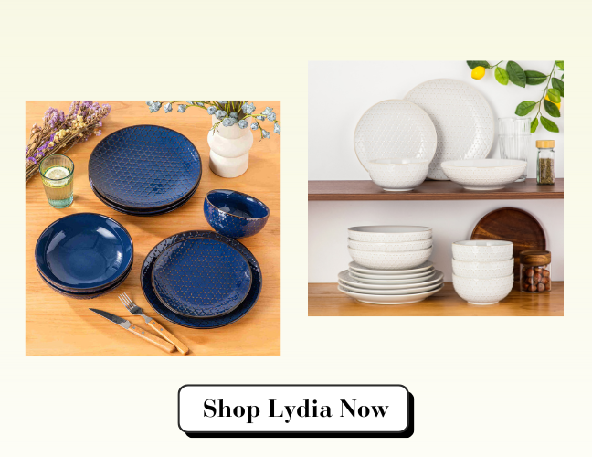 MALACASA Lydia Collection Dinnerware Sets